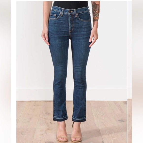 Veronica Beard Denim - VERONICA BEARD NWT Carolyn 10”Baby Boot w No Tux Vintage w Fray